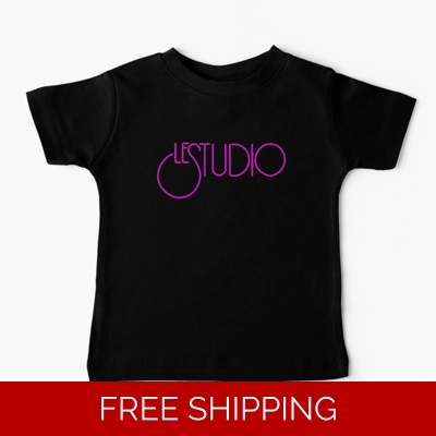 Le Studio Baby T-Shirt Hot Pink Logo Le Studio Baby T-Shirt Hot Pink Logo